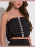 11  Top Strapless Emb