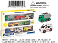 15.7X11.3X2"8PC F/P CONSTRUCTION TRUCK SET