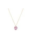 16" Necklace Gold - Reflection Small Charm - 02