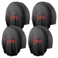 4 Pack Tire Covers, Waterproof Anti-UV Snow Sun Rain Tire Covers for RV,Truck, SUV, Trailer, Camper (29 inches)