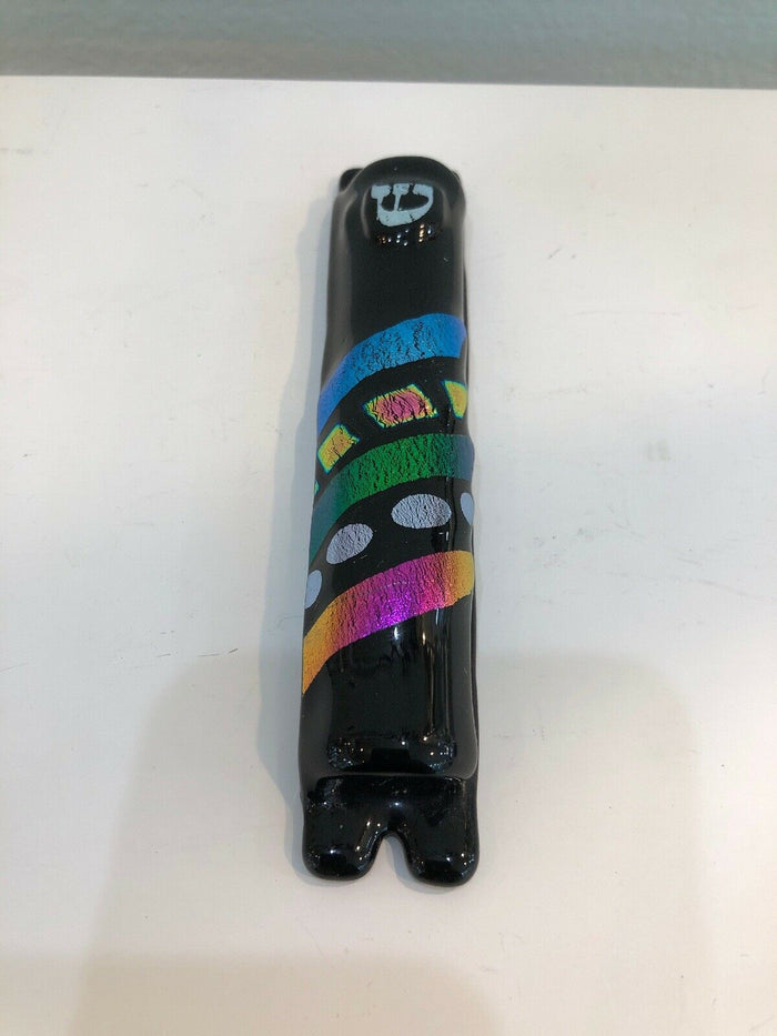 Art Glass Mezuzah Unique Door Jewish Hang Symbol