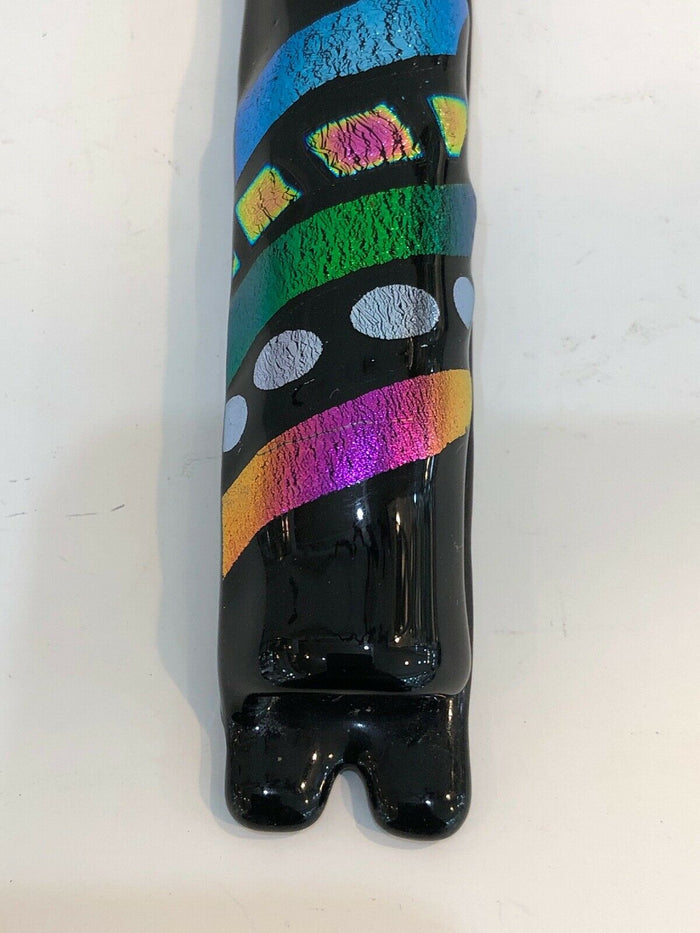 Art Glass Mezuzah Unique Door Jewish Hang Symbol