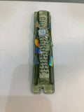 Art Glass Mezuzah Unique Door Jewish Hang Symbol