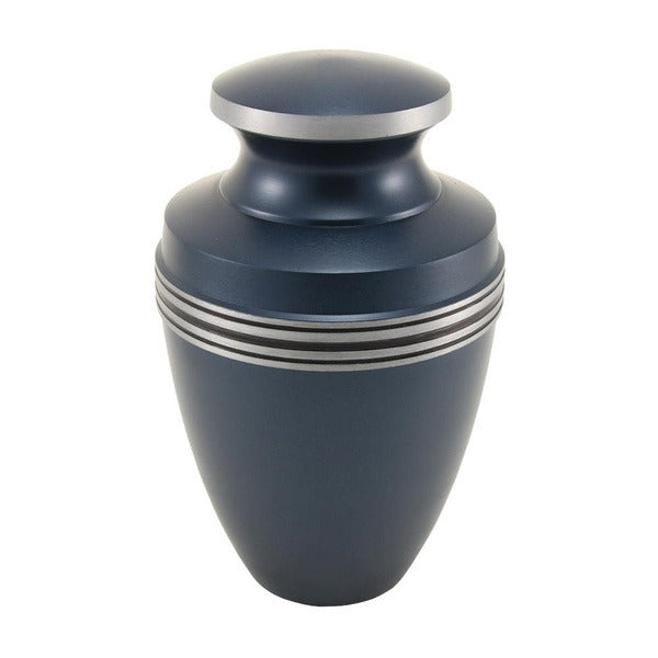 At Peace Memorials Grecian Blue Large/Adult Cremation Urn