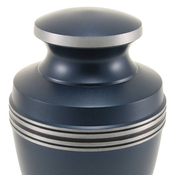 At Peace Memorials Grecian Blue Large/Adult Cremation Urn