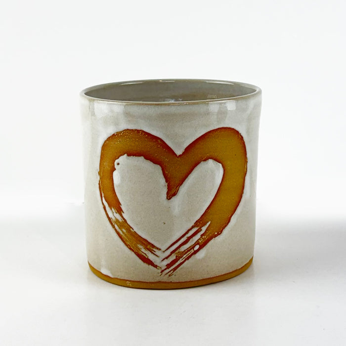 Beautiful NZ Handmade Plant Pot with Heart - ShopNZ