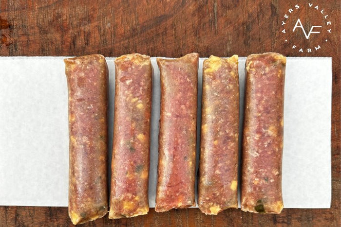 Ayers Valley Farm - Beef Bratwursts (Jalapeno & Cheddar) - 16 oz / pkg