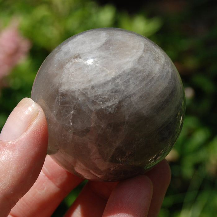 Blue Rose Quartz Crystal Sphere | 2in 194g Stone of Peaceful Love & Inner Peace