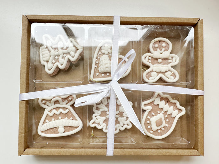 Box Of 2" Mini Gingerbread Ornaments