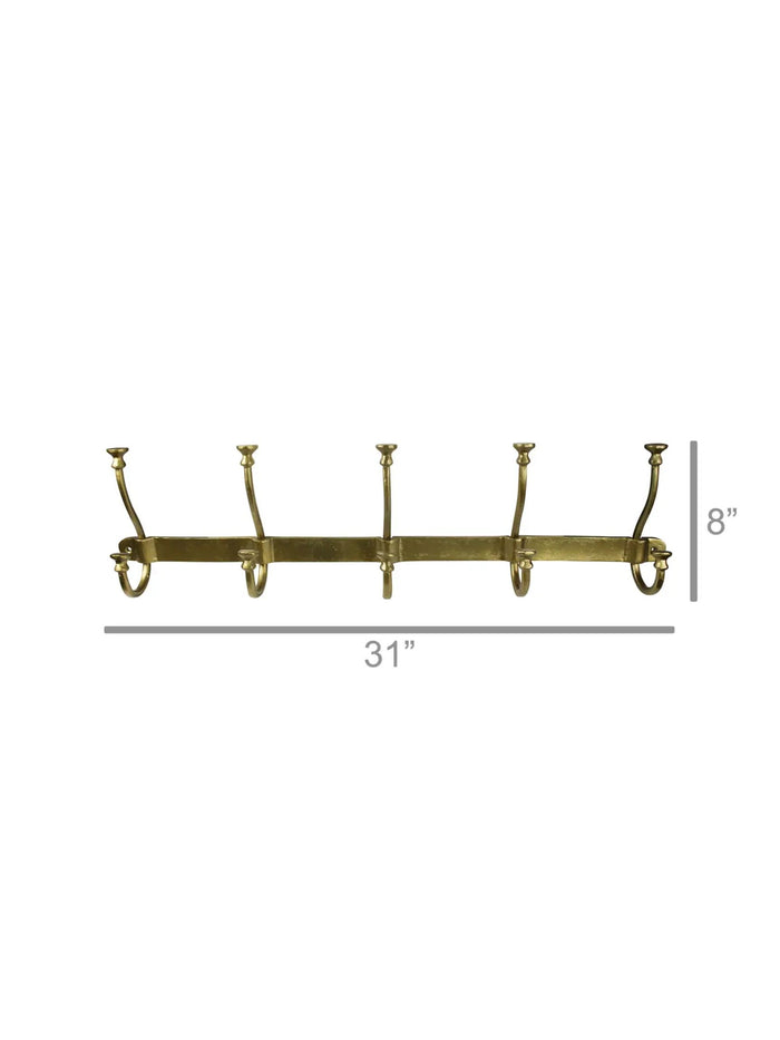 Brass Murphy Hook Rail - Pick Up Only