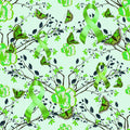 Cancer Fabric, Lymphoma Cancer Fabric, Butterflies Lime Green, Cotton and Fleece 7115 - Beautiful Quilt