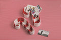 Candy Cane Woven Baskets
