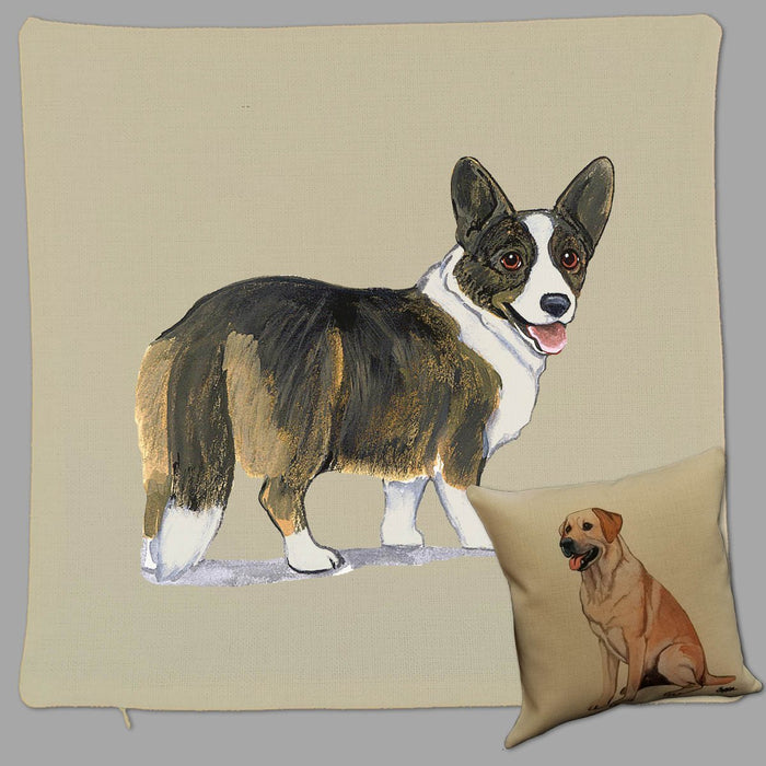 Cardigan Welsh Corgi Pillow Cover