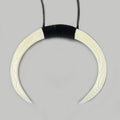Carved Koru Pig Tusk Necklace - ShopNZ