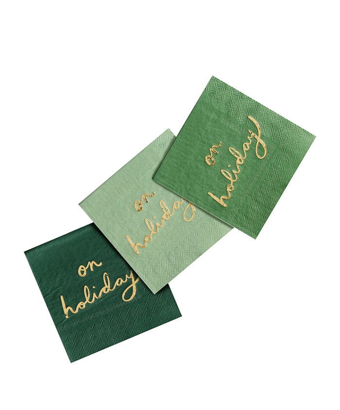 Cocktail Napkins - On Holiday