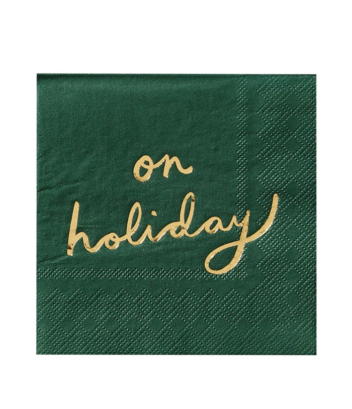 Cocktail Napkins - On Holiday