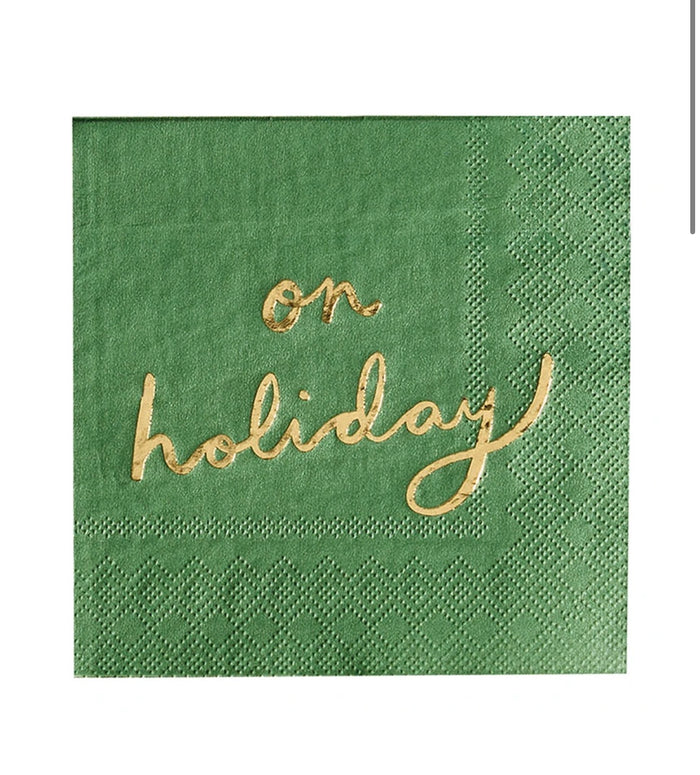 Cocktail Napkins - On Holiday