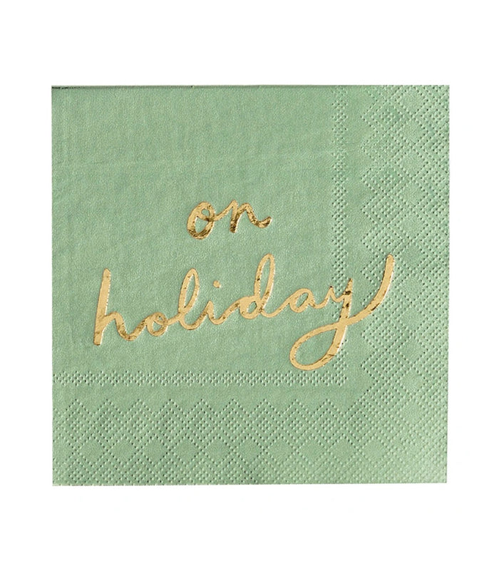 Cocktail Napkins - On Holiday