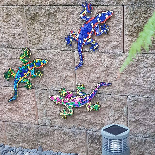 Colourful NZ Gecko Lizard Wall Art - ShopNZ