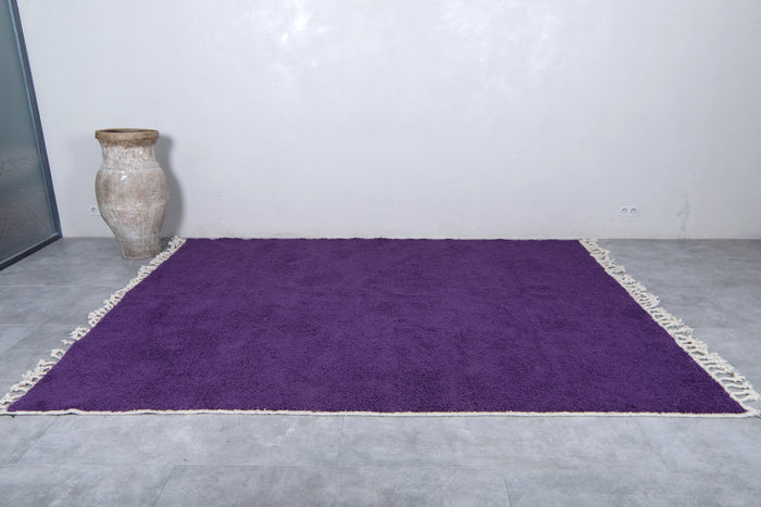 Purple Beni ourain rug - Moroccan custom rug - custom moroccan rugs