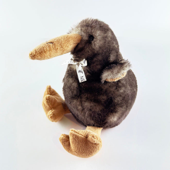 Dark Brown Plush Kiwi Bird Toy - Wonderful NZ Souvenir - ShopNZ
