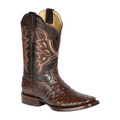 El General Rodeo Boot- Imitation Avestruz -  Brown
