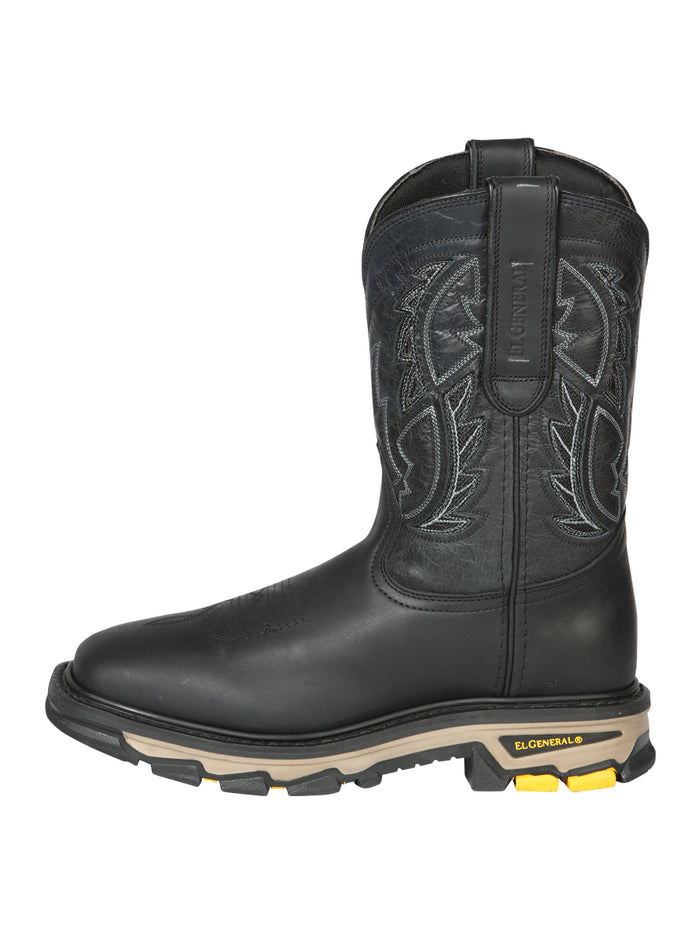 El General  Rodeo Work Boot - Crazy Black