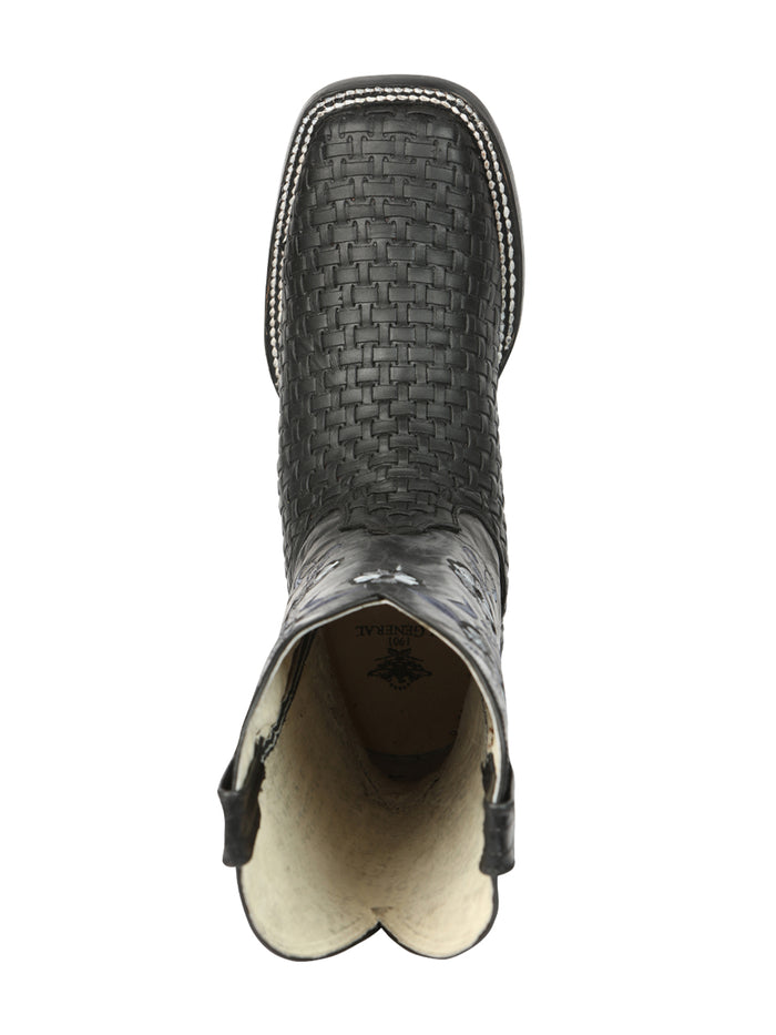 El General Women’s Rodeo Boots Petatillo - Black