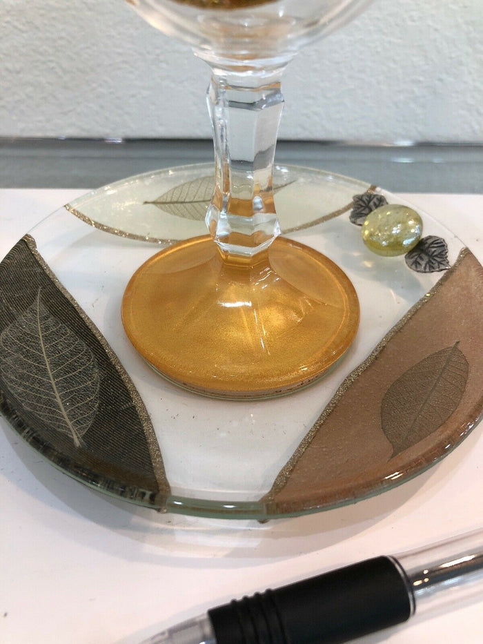Elegant Glass Unique Kiddush Cup Wine Shabbat Jewish
