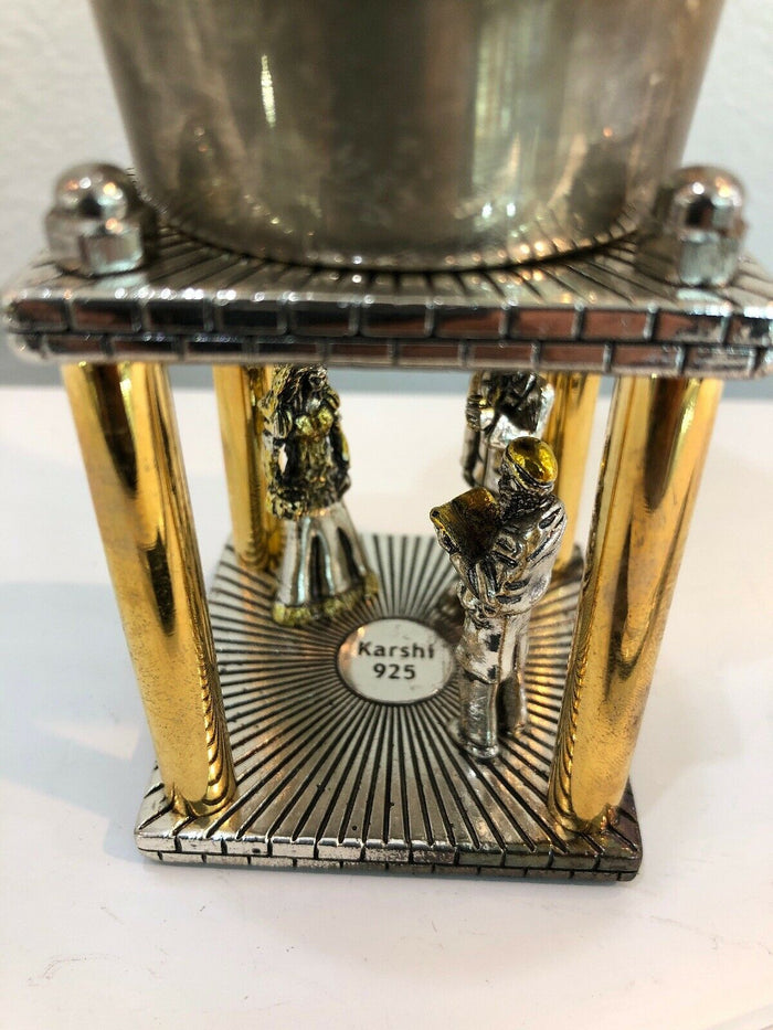 Elegant Unique Kiddush Cup Wine Shabbat Jewish Wedding