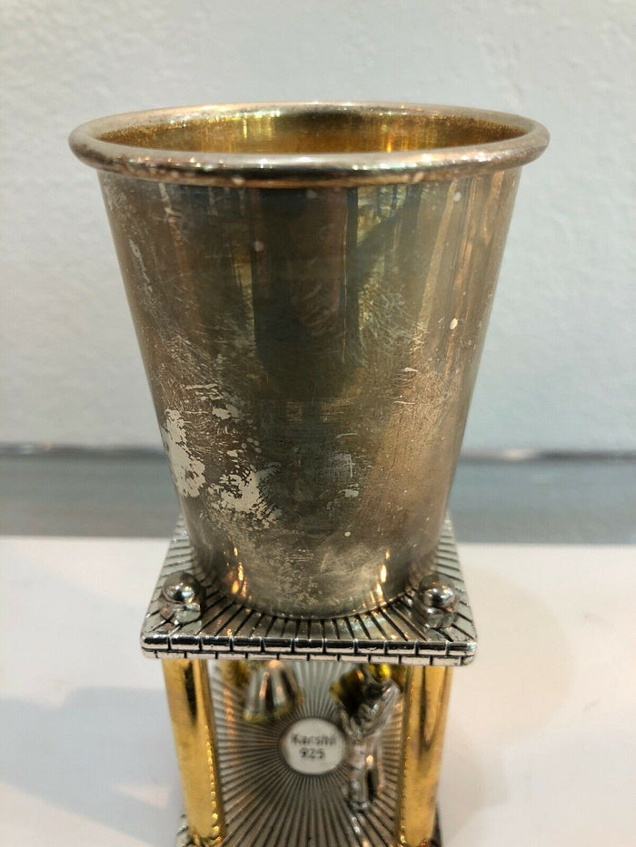 Elegant Unique Kiddush Cup Wine Shabbat Jewish Wedding