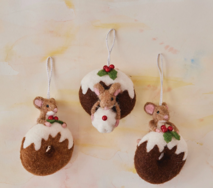 Felt Mouse Ornament