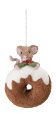Felt Mouse Ornament