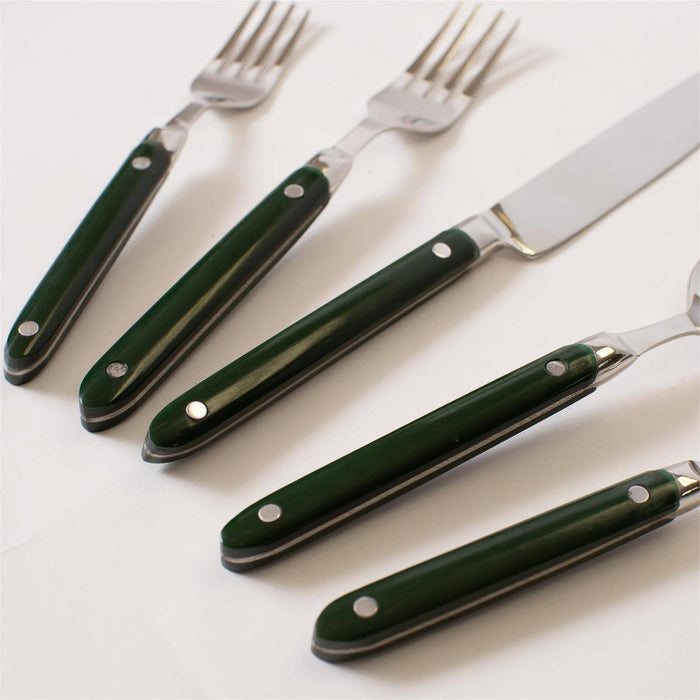 Forest Green Flatware - 5-PC/Set