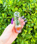 Fumed Cactus Glass Hand Pipe