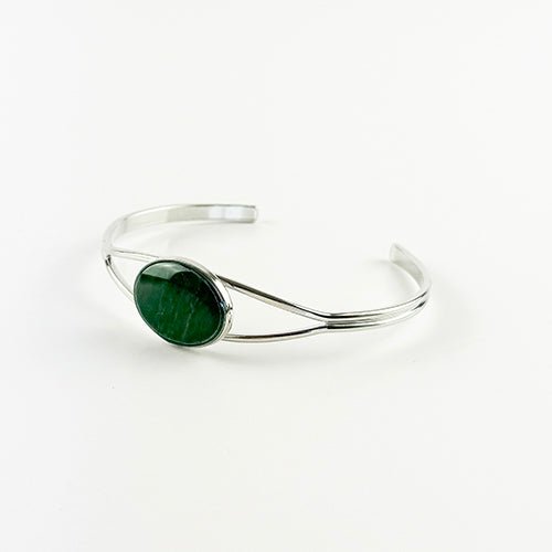 Genuine NZ Greenstone Bangle - ShopNZ
