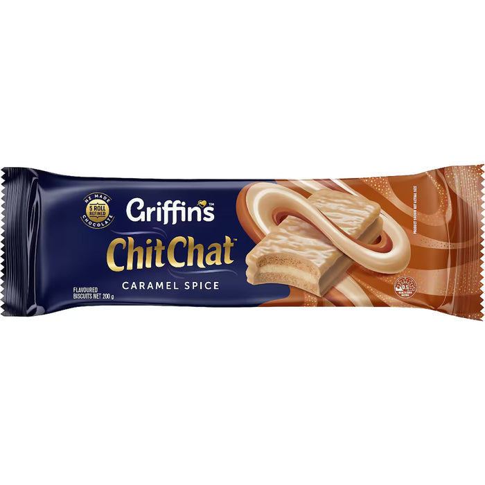 Griffins Chit Chat Caramel Spice Chocolate Biscuits - ShopNZ
