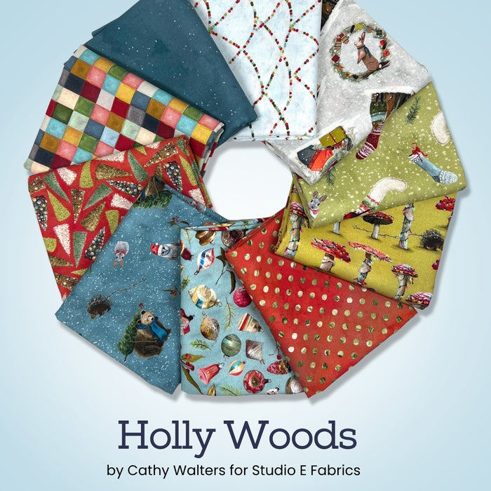 Holly Woods Half Yard Bundle, quilting fabric