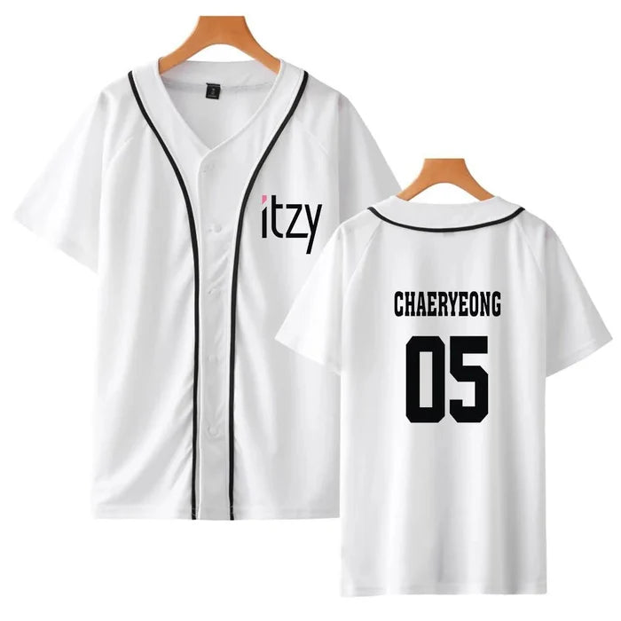 ITZY Bias Member Baseball T-shirt