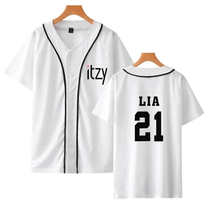 ITZY Bias Member Baseball T-shirt LIA
