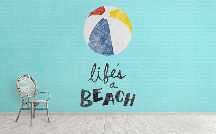 Life's a Beach Wall Mural by Walls Need Loveå¨