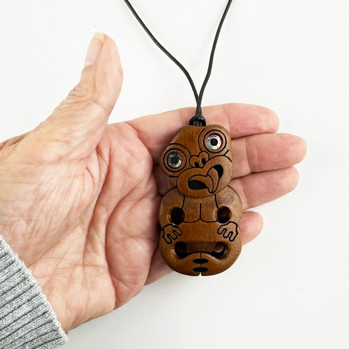 Maori Kauri Tiki Necklace - ShopNZ