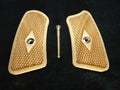 Maple Diamond Checkered Ruger Sp101 Grip Inserts