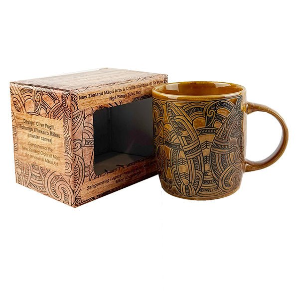 Master Maori Carver Designed NZ Mug - ShopNZ