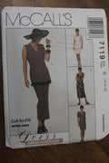 McCalls 7119, Misses Dresses, Uncut Sewing Pattern