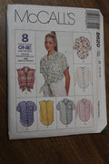 McCalls 8620, Misses Blouses, Shirts, Uncut Sewing Pattern