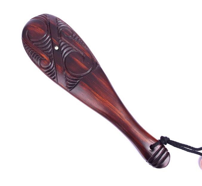 Medium Maori Patu on Stand - ShopNZ