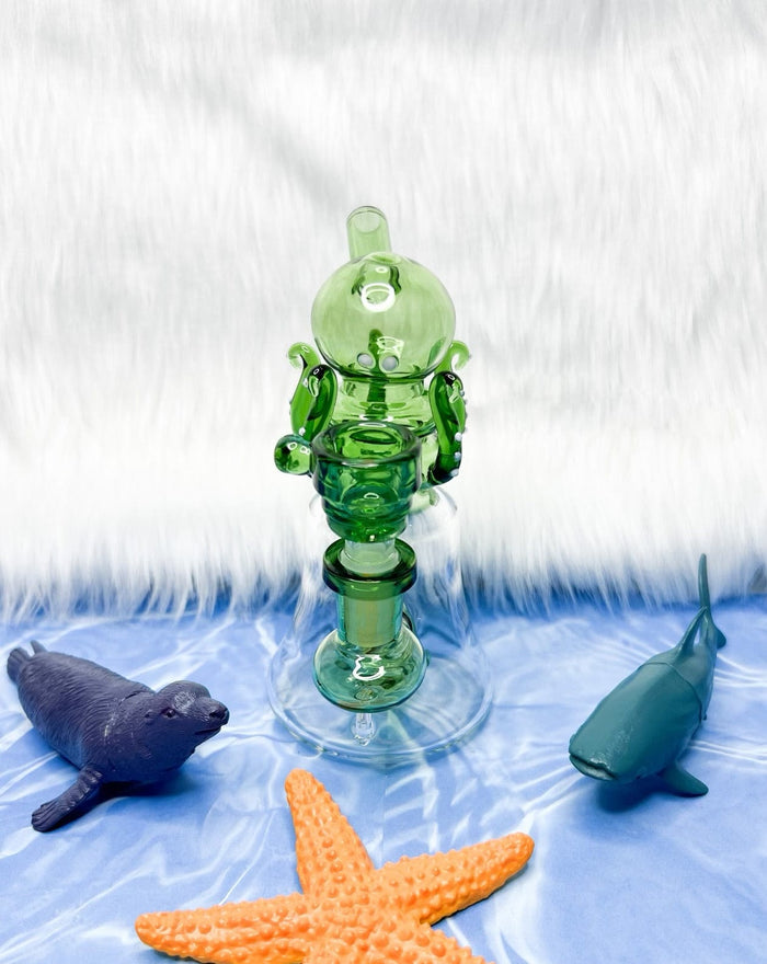 Mini 7 Inch Octopus Water Pipe/Dab Rig