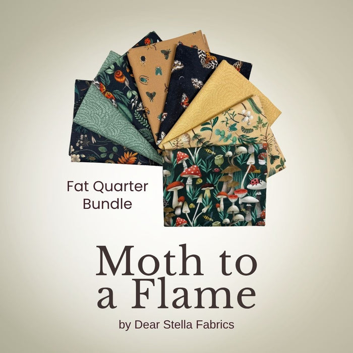 Moth to a Flame Fat Quarter Bundle, quilting fabric