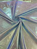Mystique Spandex Foil Fabric - Pearl - Nylon/Spandex Iridescent Foggy Foil Fabric  4 Way Stretch 58/60" By Yard